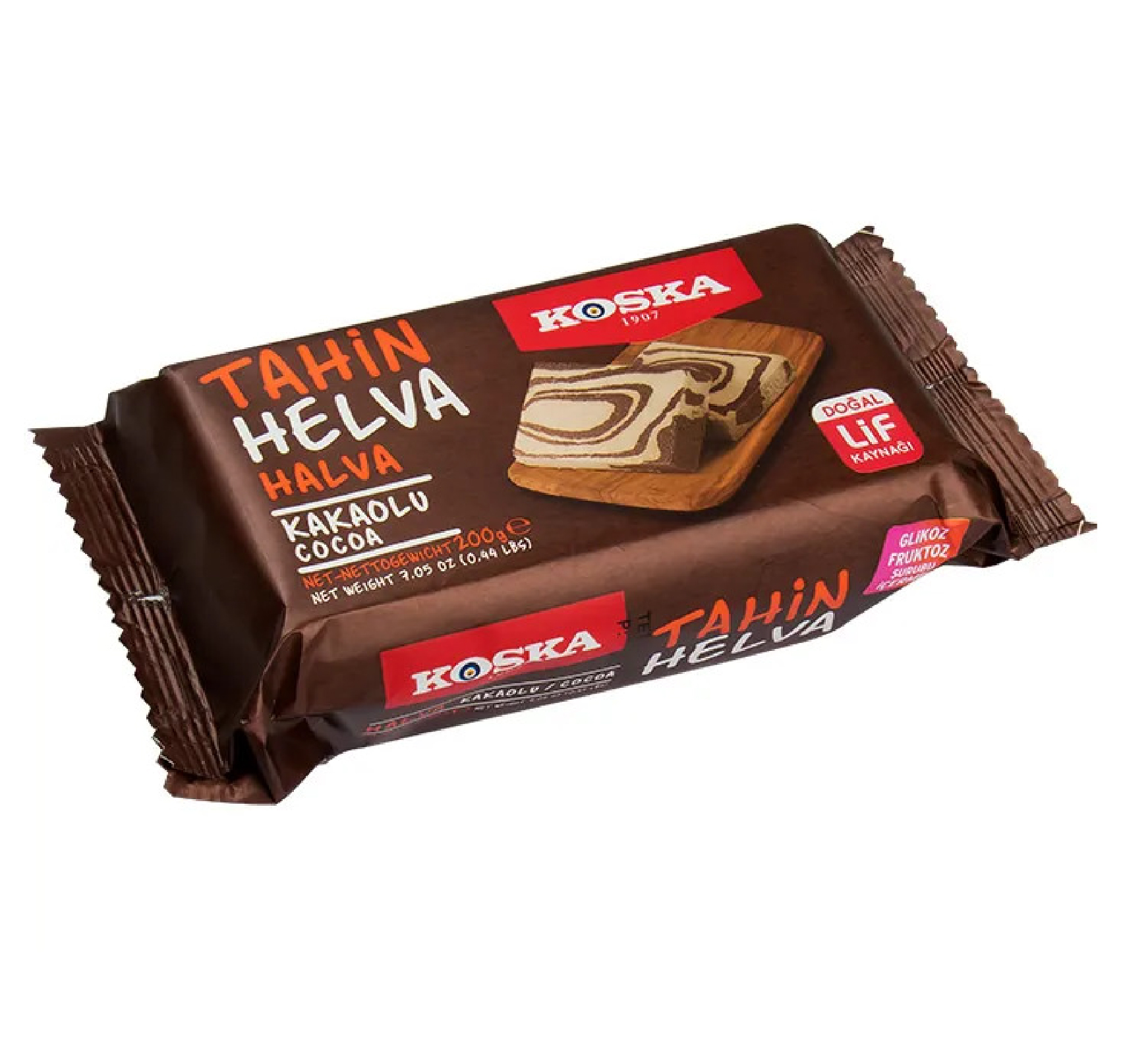 KOSKA Halva With Cocoa 200g x 12